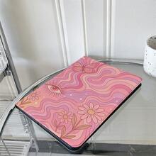 1个粉色蝴蝶月亮图案平板电脑保护套，兼容iPad Air 6/5/4和10（10.9英寸） - 兼容iPad Pro 2024、Air M3/A16 2025、三星Galaxy Tab S9 FE/S8 Plus/S7/S10、OPPO平板电脑、华为Mate平板电脑、vivo平板电脑、荣耀平板电脑、联想小新平板电脑 - 彩色 - 查看 5