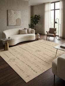 1件摩洛哥复古几何条纹图案柔软仿羊毛地毯/地垫/浴室垫/门垫/走廊垫，适用于浴室、厨房、玄关、走廊、床边、客厅、卧室，可机洗，家居装饰 - 彩色 - 查看 1