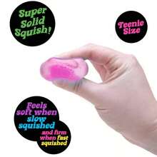 Schylling Nee.Doh Nice Cube – Jelly Squish Toy, Super Sensory Squeeze Toy  [Jelly Edition] More Fun & Playability, 2.25 Inch Cube. - Purple - 查看 11