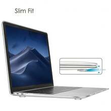 Ốp lưng và đế siêu mỏng, trong suốt, chống nước, mới, dành cho Macbook Air Pro. - Xem 2