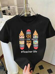 Women T-Shirts - Black - View 2