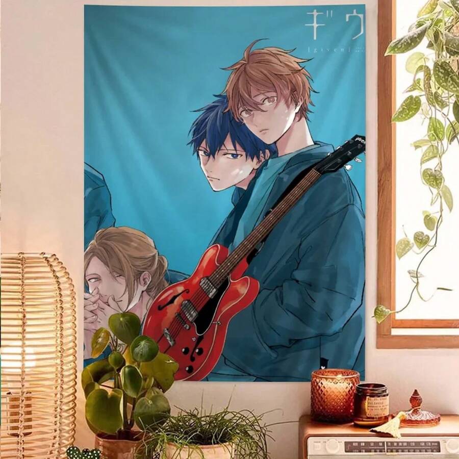 Anime Given Colorful Tapestry Wall Hanging Bohemian Wall Tapestries Mandala Wall Art Decor - z2 - 查看 1