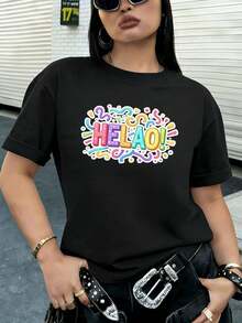 Women T-Shirts - Black - View 2