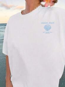 Women T-Shirts - [White] - View 1