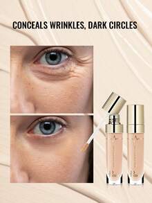 Pudaier Full Coverage Moisturizing Liquid Concealer - Long-Lasting Waterproof And Sweat-Resistant Formula, With Precision Concealer Brush Head For Accurate Application - 09 - View 2