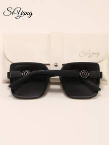 SIYANG Gafas de moda de marco cuadrado para mujer, gafas de protección solar de alta gama para conducir, viajar, fotografía, estilo de moda - Multicolor - Ver 8