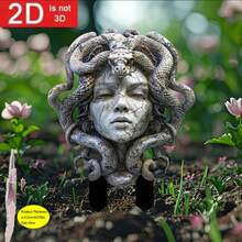 2D Acrylic Ground Stake Decor - Durable Ground Stake Lawn Decor, Suitable For Outdoor And Garden Decoration - F - View 5