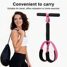 1 dây kháng lực chống trượt có thể điều chỉnh, chất liệu cao su dày, bàn đạp chân, dụng cụ tập thể dục, dụng cụ tập cơ bụng bằng mút mềm, dụng cụ tập yoga tại nhà dành cho nam và nữ. - Nhiều màu - Xem 9