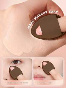 20PCS Makeup Tools Set Including:1pc Hairband+2PCS Hand Bowl Strap+4PCS Mini Makeup Sponges+4PCS Mini Air Cushion Powder Puffs+4PCS Makeup Sponges+1pc Makeup Brush Cleaning Tools - Multicolor - View 7