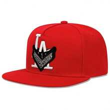 1顶男士LA Snapback棒球帽，可个性化刺绣字母，街头嘻哈时尚休闲帽，适合春季、秋季、旅行、海滩度假 - 多色 - 查看 14