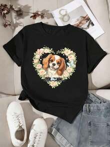 Women T-Shirts - Black - View 2