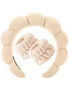 1 Băng đô rửa mặt/2 Vòng đeo tay rửa mặt/3 Bộ băng đô spa, băng đô trang điểm, băng đô rửa mặt, băng đô chăm sóc da, nơ, bong bóng, băng đô spa, vòng đeo tay, bộ phụ kiện tóc cho phụ nữ và bé gái - Họa tiết da báo - Xem 9