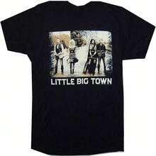 Camiseta Little Big Town Foto Square - Negro - Ver 1