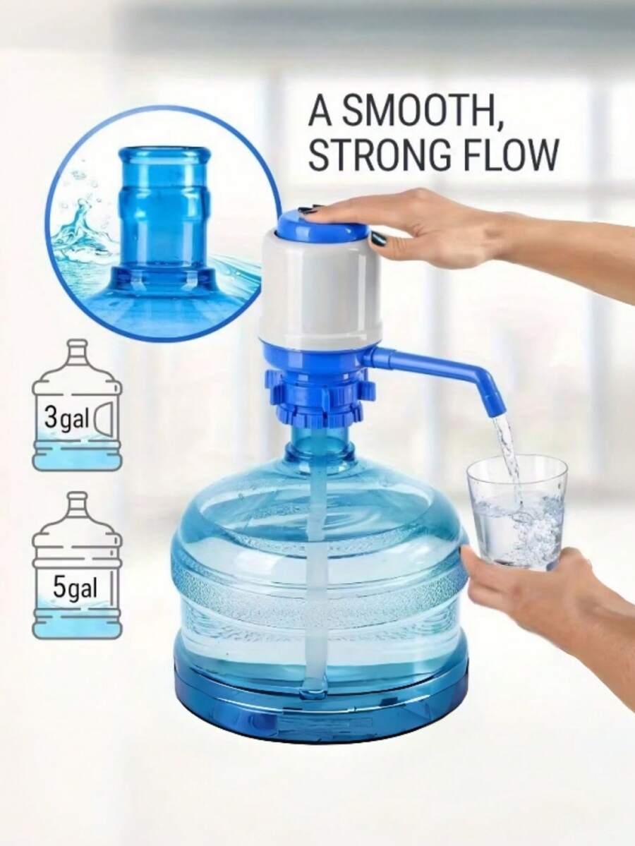 1 máy bơm nước tự mồi tăng áp, dùng cho nước đóng chai, nước khoáng tăng áp bằng tay, máy bơm nước thủ công, máy lọc nước, máy bơm nước tự động gia đình. - Nhiều màu - Xem 1