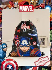 Marvel 1个漫威官方授权图案抽绳背包，运动健身包，大容量购物袋，轻便收纳袋，非常适合男孩/学生，是旅行、运动、海滩、度假、日常使用、郊游、购物、返校的理想之选。 - 彩色 - 查看 15