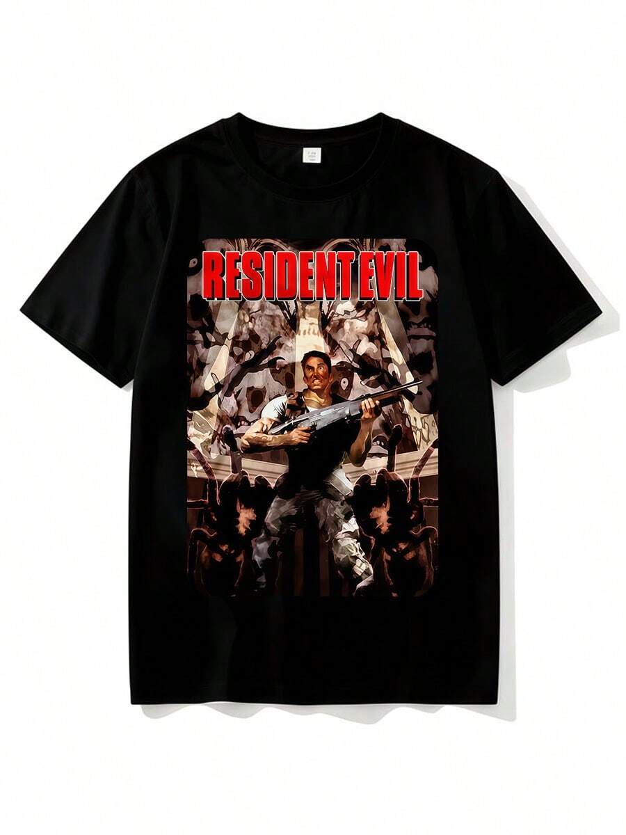 Limited Edition Leon Kennedy Shirt, Requiem Shirt, RE9 Requiem Fan Shirt, Unisex Shirt, Gift For Men And Women - 黑色 - 查看 1
