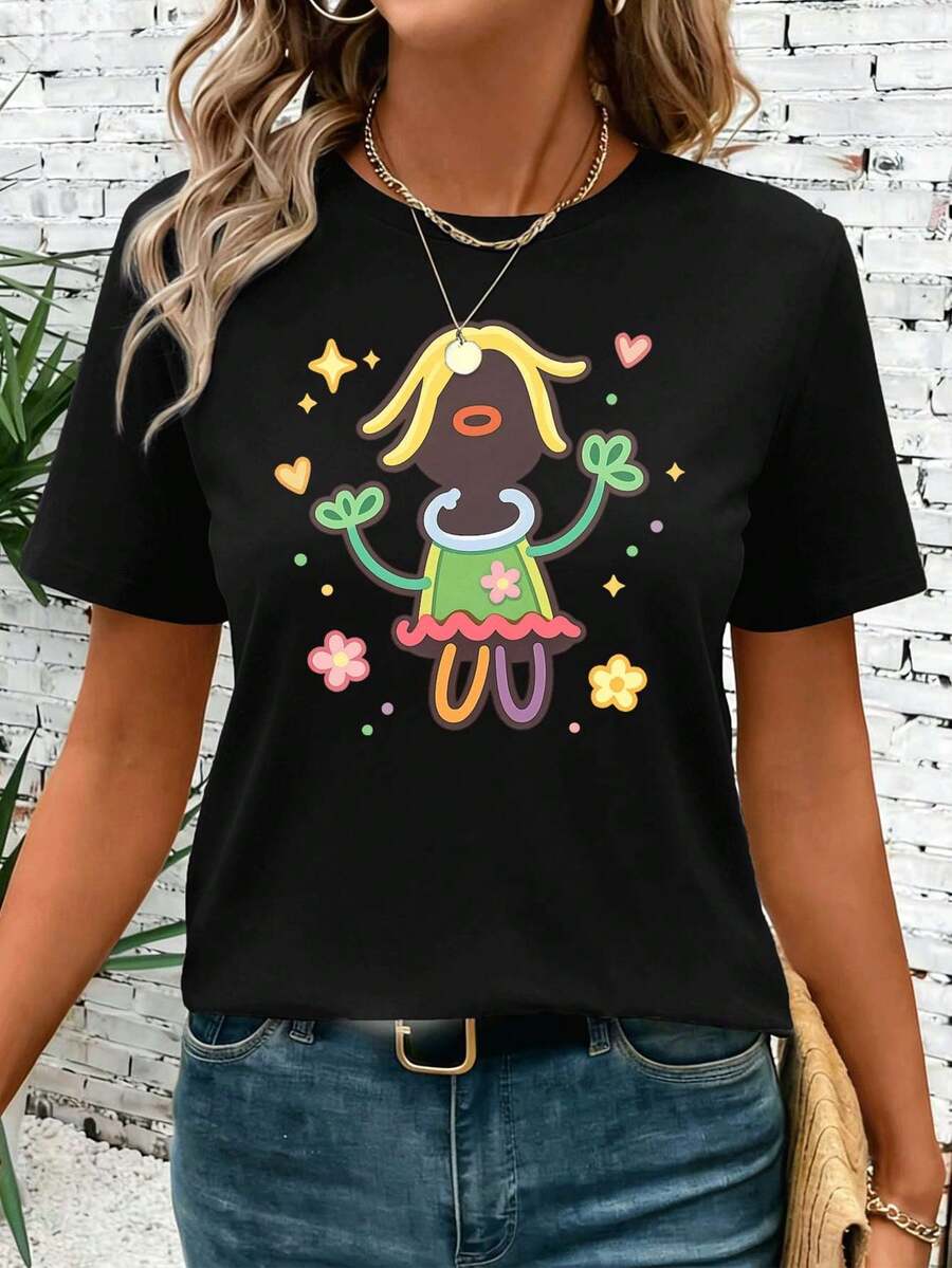 Women T-Shirts - Black - View 1