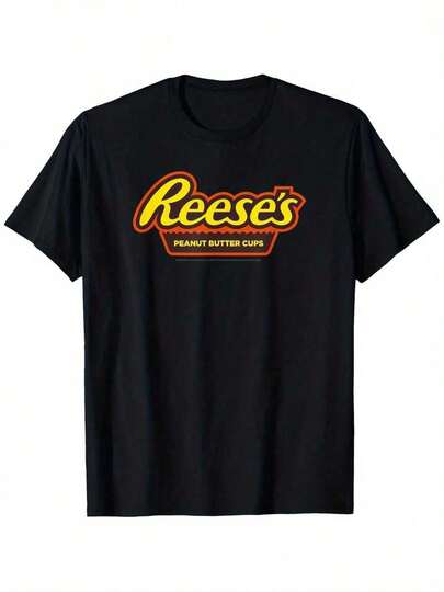 Camiseta estampada de corte ajustado para hombre, camiseta con el icónico logotipo clásico de  Peanut Butter Cups, 100% algodón, regalo para hombres, mujeres, papá, mamá, amigos, tallas S-XXXL, camisas para hombre, playera de hombre.