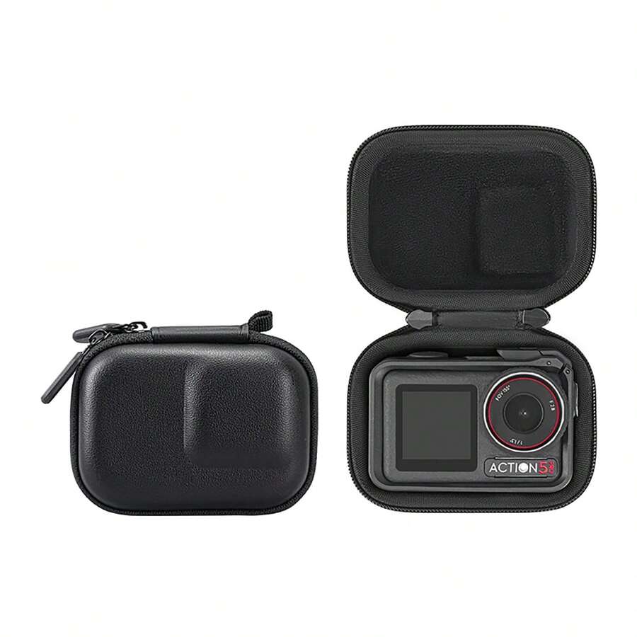 Action 5 Pro Carrying Case For Osmo Action 5 Pro/4/3, Small Storage Bag Protective Case Compatible With Insta360 Ace/Ace Pro/2 With Wrist Strap Protective Accessories - View 1