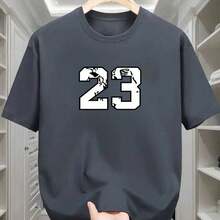 Men's Classic Short-Sleeve T-Shirt 30.1 Summer - 深灰色 - 查看 3