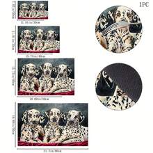 1pc Spotted Dog Pattern Absorbent Dish Drying Mat, Home Decor, Suitable For Espresso Machine, Sink, Faucet, Bathroom, Kitchen Accessories - Multicolor - View 11