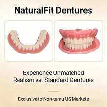 Instant Fit Moldable Fake Teeth Temporary Cosmetic Dental Veneers Self Fitting For Narrow Wide Arches Reusable At Home Cosmetic Teeth Cover Comfortable To Wear - Luxury Smile Set - View 7