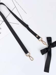 100pcs/50pcs/10pcs/1pc Customizable Solid Color Minimalist INS Style Fabric, High Quality Double-Headed Detachable Adjustable Ribbon Bow Tie Lanyard, Suitable For Phone, Camera, Cup, Bag Strap, Hanging Decoration - Color Mixing - View 23