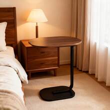 Black Stand With Walnut Pattern