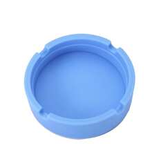 Gạt tàn thuốc tròn bằng silicon phổ biến, gạt tàn silicon chống rơi vỡ, chịu nhiệt, thích hợp sử dụng tại nhà và quán internet. - 5 màu - Xem 4