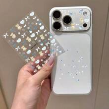 Apple 17 Series Phone Plush Rabbit Bear Cute Stickers DIY Decorative Sticker Base Material Camera Stickers Cartoon Stickers Embossed 3D DIY Phone Case Camera Stickers (Phone Accessories) - Multicolor - View 12