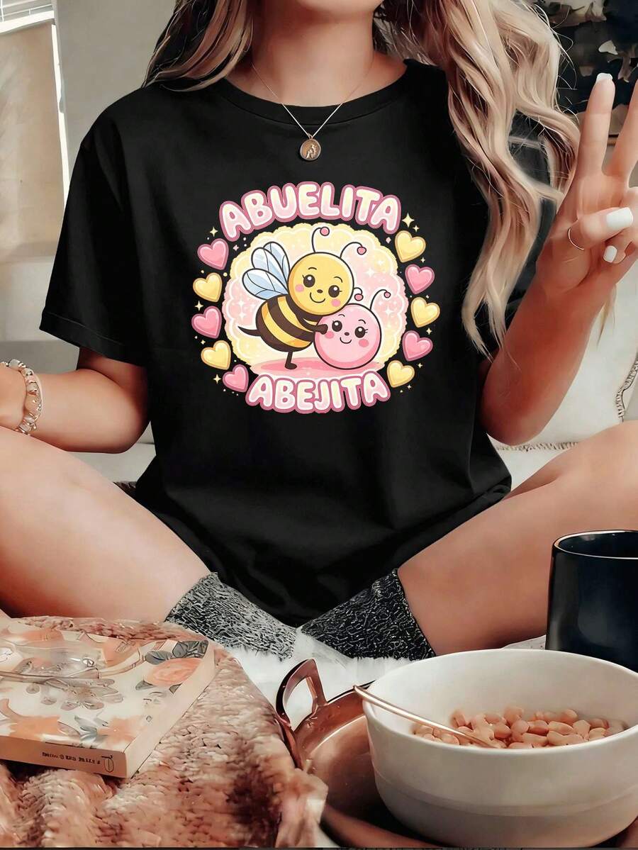 Women T-Shirts - Black - View 1