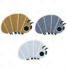 Parche decorativo bordado de la mascota Rollassel para planchar - Versión para planchar - Ver 2
