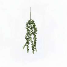 4/2/1 pezzi Piante succulente artificiali eleganti - Perle di pioggia appese realistiche, Pianta appesa a rami di lacrime, Fiori artificiali, Vite succulenta artificiale da appendere alla parete - Aspetto naturale, perfetto per soggiorno, ufficio, decorazione da giardino domestico, uso interno/esterno, decorazione da scrivania con piante artificiali, regalo per compleanni e lauree - Multicolore - Visualizzare 8