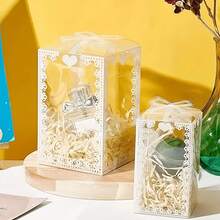 20pcs Transparent Butterfly Pattern Gift Boxes, Printed Butterfly Design Gift Boxes, Candy Packaging Boxes, Holiday Party Supplies, Small Business Supplies, Packaging Boxes, Wedding Decorations, Gift Boxes, Wedding Supplies, Wedding Favors, Gift Boxes - View 5