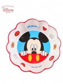 Disney 1個 520ml 迪士尼卡通荷葉邊美耐皿碗，耐熱、防碎、可重複使用餐具，家用米飯碗、粥碗、穀物湯碗、零食水果沙拉碗，可用洗碗機，返校、生日、婚禮、派對、節日聚會禮物 - 彩色 - 查看 7