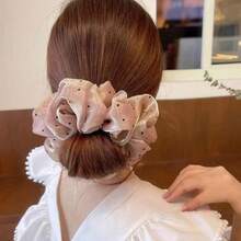Bộ 3 dây buộc tóc chấm bi nhẹ nhàng dành cho nữ, thích hợp sử dụng hàng ngày, ở nhà, trường học, bãi biển, văn phòng, tiệc tùng, kỳ nghỉ, sinh nhật, tựu trường, năm mới, Ngày Valentine, Ngày của Mẹ, Giáng sinh, đám cưới, lễ hội âm nhạc, lễ tốt nghiệp, mùa xuân/hè. - Nhiều màu - Xem 2