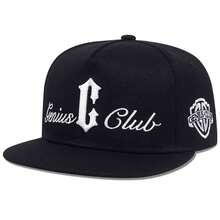 1顶女士C GENIUS CLUB棒球帽，可个性化刺绣字母，街头时尚休闲帽，适合春季、秋季、旅行、海滩度假 - 多色 - 查看 11