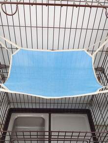 1 buah Hammock Kucing Bernapas, Alas Ayunan Gantung untuk Kucing, Cocok untuk Semua Musim, Anti Gigitan dan Anti Gores, Cocok untuk Kandang Kucing - MultiWarna - View 15
