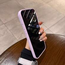 Minimalist Elegant Lavender Leather Texture Phone Case Compatible With IPhone 17 Pro Max/17 Pro/17/16 Pro Max/16 Pro/16/16 Plus/15/15 Pro Max/15 Pro/15 Plus/13/14 Pro Max/13 Pro/13 Pro Max/14 Pro/14 Pro Max/14 Plus - Lavender Purple - View 6