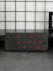 1件红色樱桃蝴蝶结印花保护套及收纳袋配件，兼容Switch 2 (2025)，适用于Switch 2/Switch OLED/Switch NS，包含保护套、收纳袋、卡槽底座，保护您的游戏机，是Switch玩家的最佳礼物。 - 多色 - 查看 13