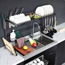 Giá đỡ thoát nước bồn rửa nhà bếp chất lượng cao, giúp rửa chén bát hiệu quả. - Nhiều màu - Xem 2