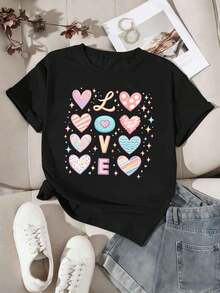 Women T-Shirts - Black - View 2