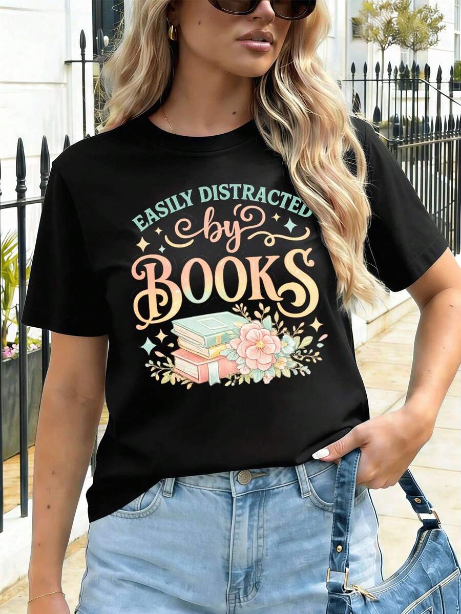 Women T-Shirts - Black - View 1