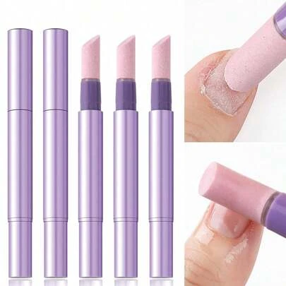 Bộ 1 que đẩy móng, dụng cụ đẩy biểu bì móng bằng gốm 2 trong 1 kèm dầu, dùng để sửa chữa móng, loại bỏ chai sần và da khô, bút chăm sóc móng tay và móng chân, dụng cụ chuyên nghiệp tại salon, thích hợp cho tiệc cưới, trang trí nhà cửa, quà tặng tốt nghiệp, tiệc sinh nhật, trang trí phòng.