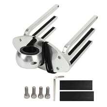 ADenash Soporte para Tabla de Surf Superficie Pulida para Estante de Wakeboard para Tubo de 1 89 Pulgadas 2 36 Pulgadas y 2 48 Pulgadas - Plateado - Ver 6