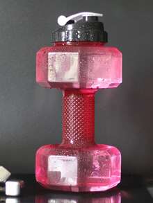 Creative Dumbbell Shaped Water Bottle - Multicolor - View 8