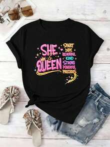 Women T-Shirts - Black - View 2