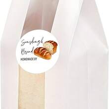 160pcs Homemade Sourdough Bread Stickers, 2 Inch Sourdough Bread Bag Labels, Baking Product Packaging Stickers Suitable For Sourdough Bread - D - View 5