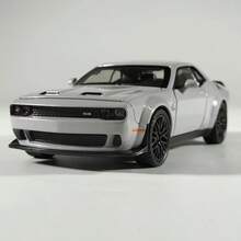 1:32 Dodge Challenger Hellcat, coche deportivo de aleación, modelo de coche de juguete para niños, serie de coches, colección de - Negro - Ver 1