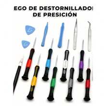Kit Reparación Desarmadores Herramienta Celulares - Dorado - Ver 7